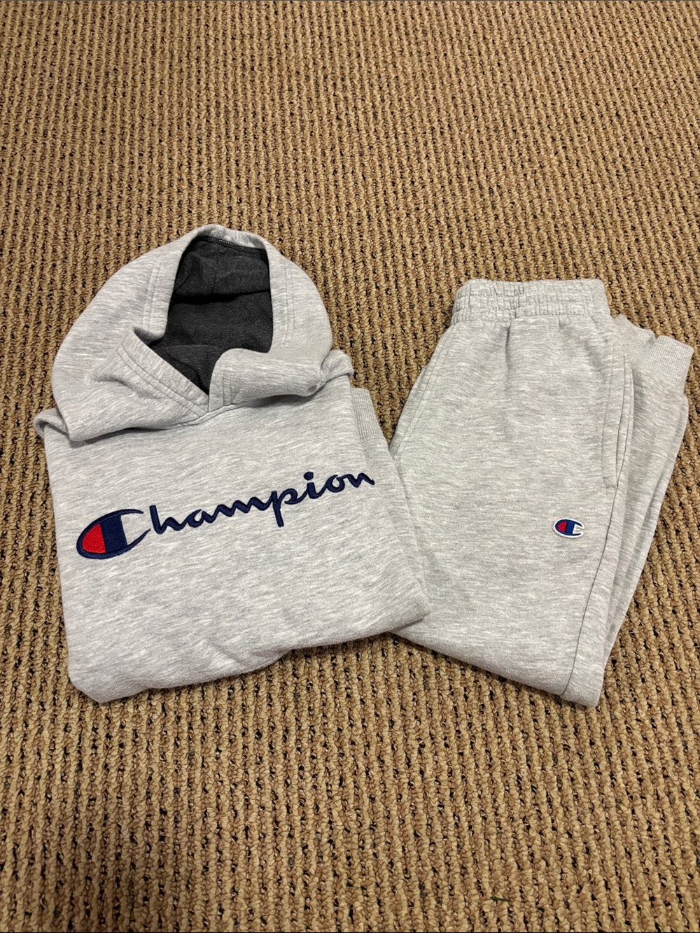 Champion Kids Heather Gray Hoodie & Joggers Set